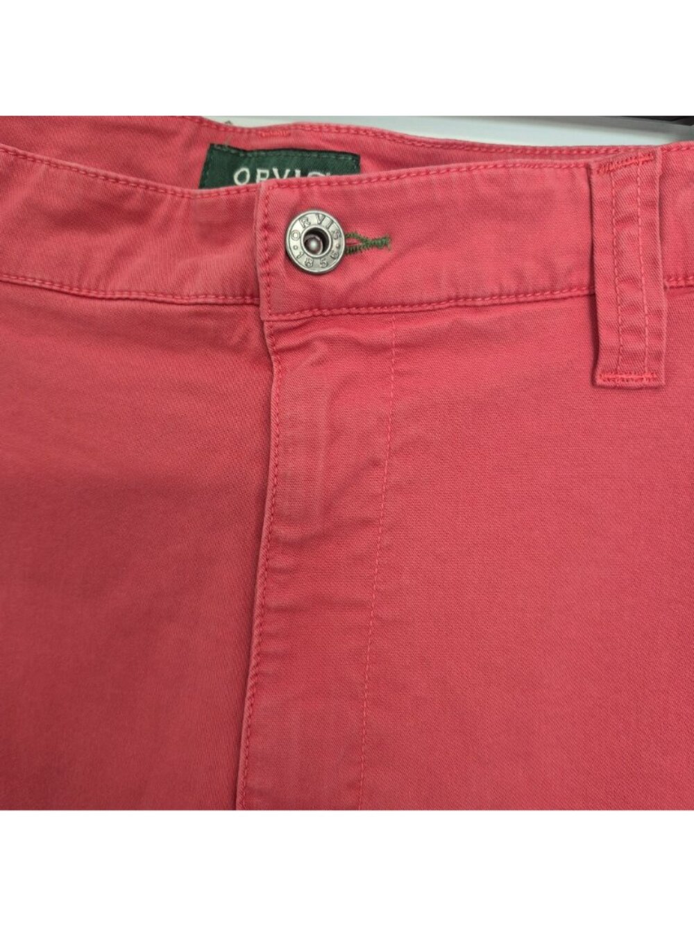 Orvis Men's Casual Red Cotton Shorts Size 38 NWT - Picture 3 of 7